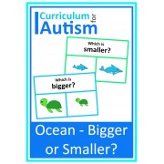 Ocean Bigger Or Smaller Clip Cards